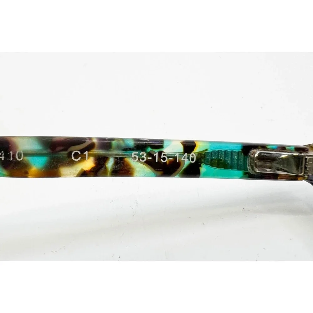 Scott Harris Eyeglasses Womens Teal Purple Tortoise Shell Cat Eye 53-15-140